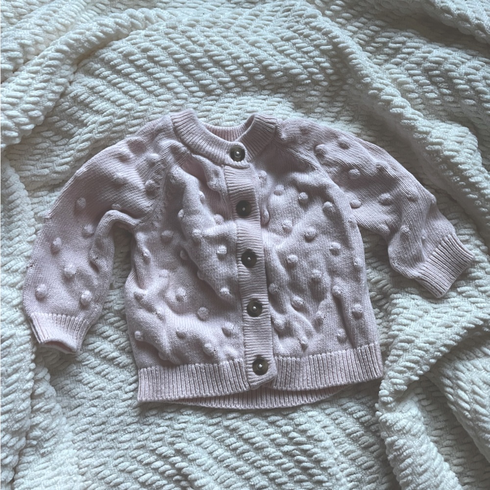 Baby girl bobble cardigan